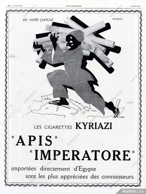 Kyriazi (Cigarettes) 1928 Apis, Imperatore, Armand Rapeno