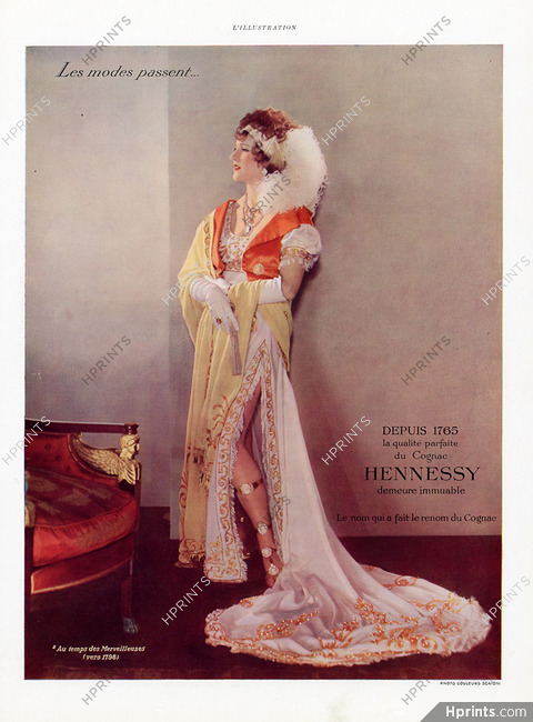 Hennessy 1935 Les Modes Passent... n°2. Au temps des Merveilleuses Photo Scaioni