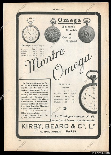 Omega (Watches) 1905 pocket watch