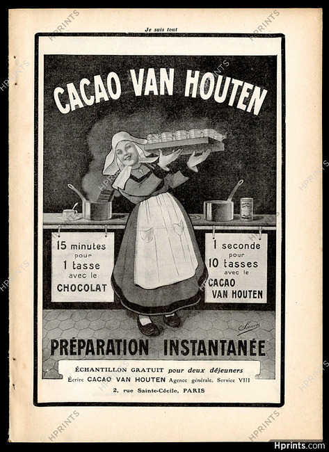 Cacao Van Houten (Chocolates) 1908