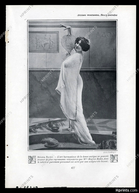 Régina Badet 1909 Reutlinger