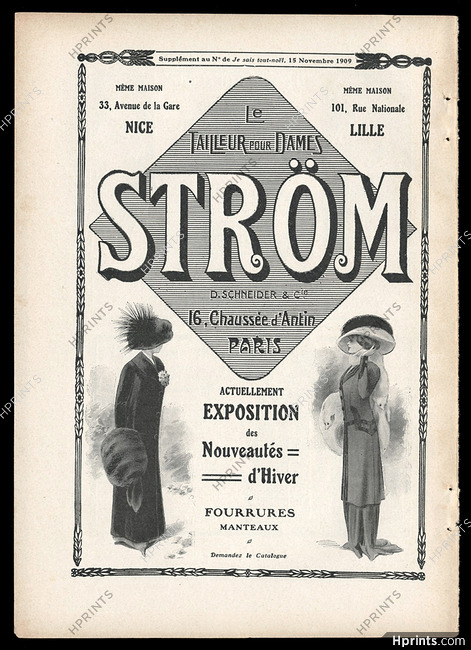 Ström (Clothing) 1909