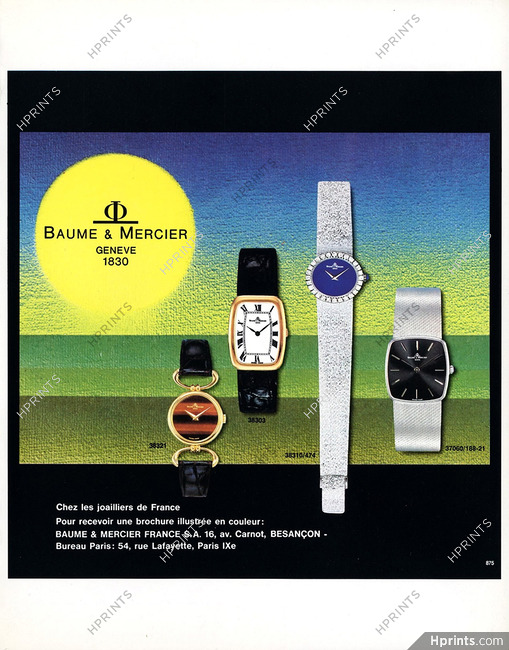 Baume & Mercier (Watches) 1975
