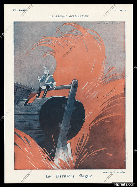 Armand Rapeno 1916 ''La Dernière Vague'' ww1