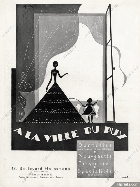 A La Ville Du Puy (Lingerie) 1931 Jullien