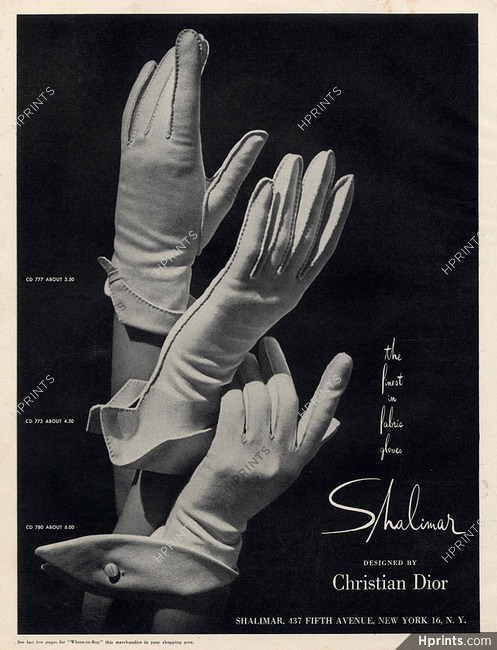 Christian Dior (Gloves) 1963