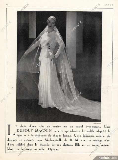 Dupouy-Magnin 1931 Wedding Dress, Photo Scaioni Fashion Photography