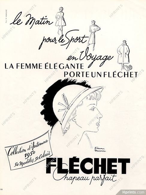 Fléchet (Hats) 1950 Facon Marrec