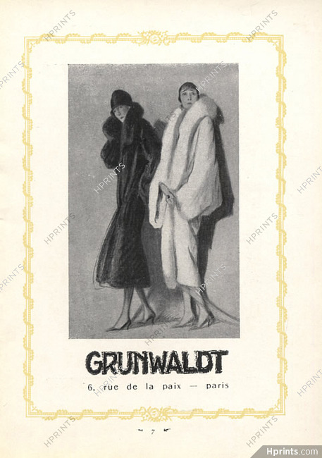 Grunwaldt (Fur clothing) 1925