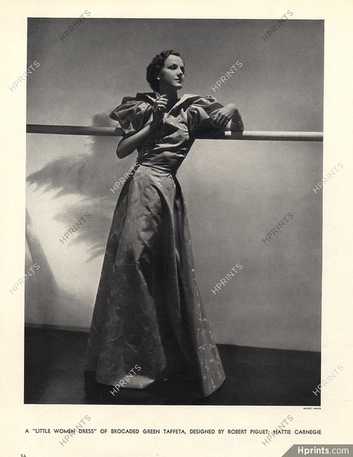 Robert Piguet 1933 Photo Horst Evening Gown