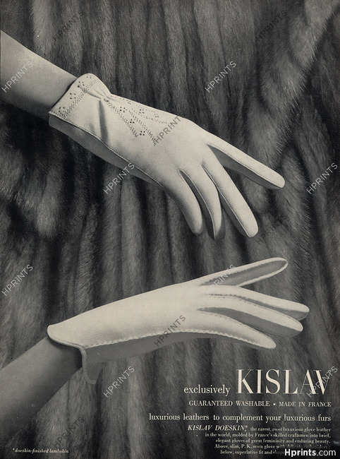 Kislav (Gloves) 1954 Buscarlet