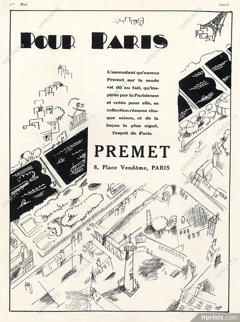 Premet 1926 8 Place Vendôme