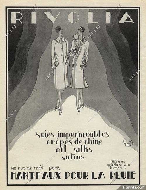 Rivolia 1925 Raincoats