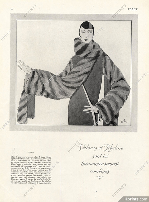 Worth 1931 Mainbocher, Fashion Illustration