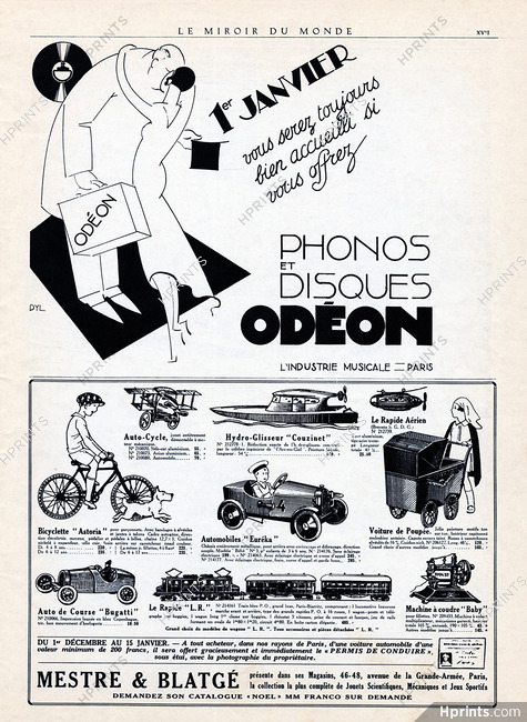Odeon (Music) 1930 Yan DYL Toys