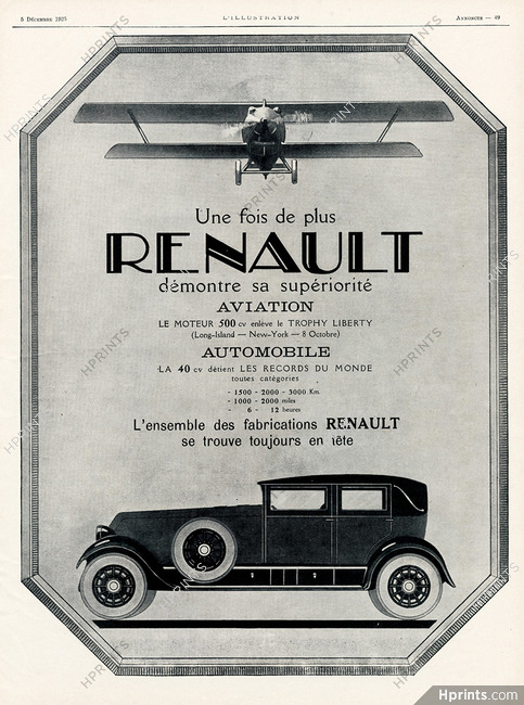 Renault 1925 Airplane