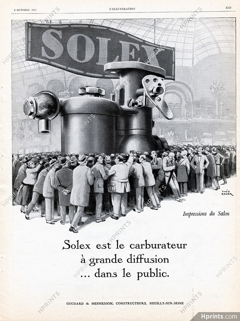 Solex (Ets Goudard & Mennesson) 1926 Théo Roger