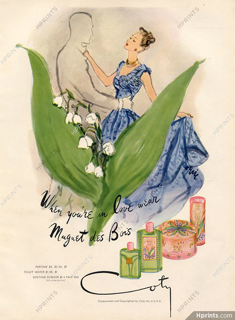 Coty 1947 Eric, Lily Of The Valley