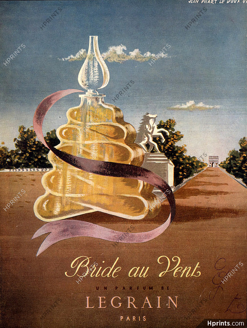 Legrain (Perfumes) 1948 Bride au Vent, Jean Picart Le Doux