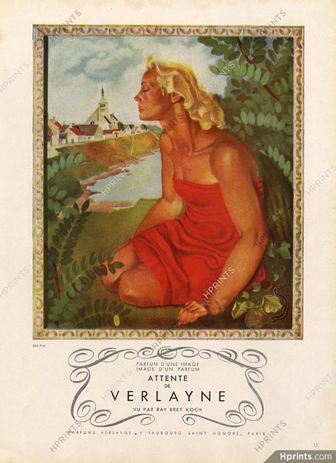 Verlayne ''Attente'' 1947 Ray Bret Koch