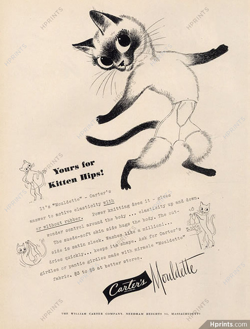 Carter's (Lingerie) 1943 Pantie Girdle, Cat