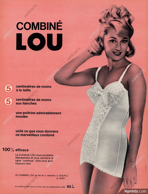 Lou (Lingerie) 1963 Combiné