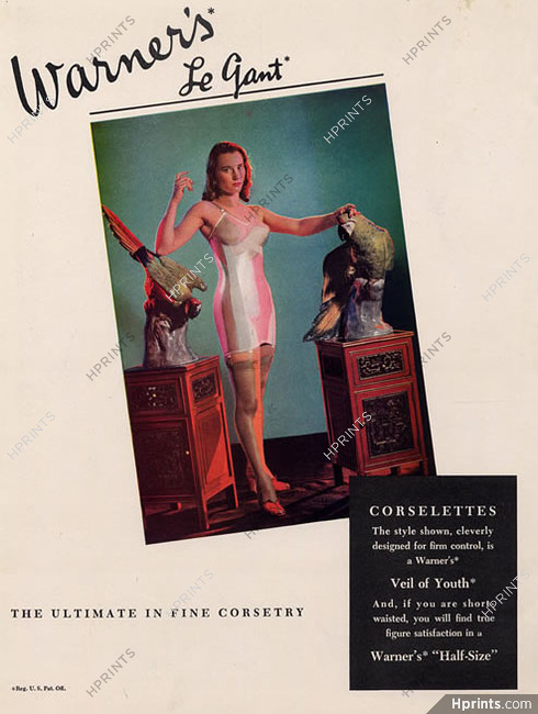 Warner's (Lingerie) 1947 Corselette