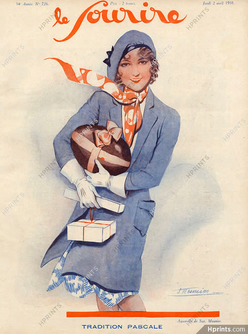 Suzanne Meunier 1931 Easter