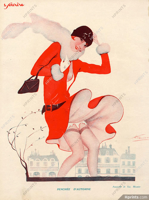 Suzanne Meunier 1928 Autumn Stockings