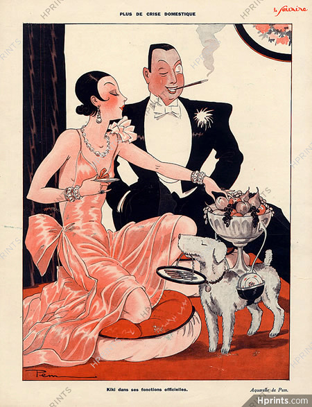 Pem 1930 Kiki Hostess Fox Terrier Cigarette Holder