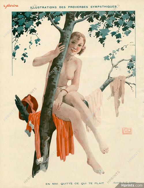 Georges Leonnec 1931 Nude