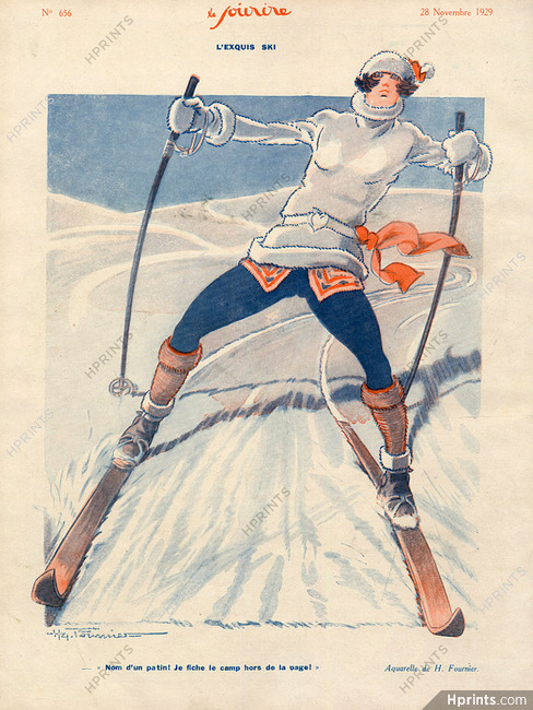 Henry Fournier 1929 Ski