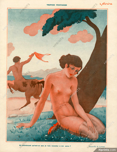 Lorenzi 1930 Nude, Centaur Mythology