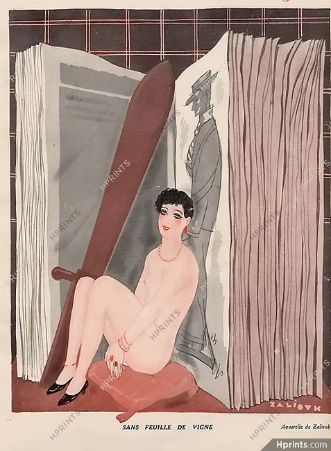 Sacha Zaliouk 1928 Nude