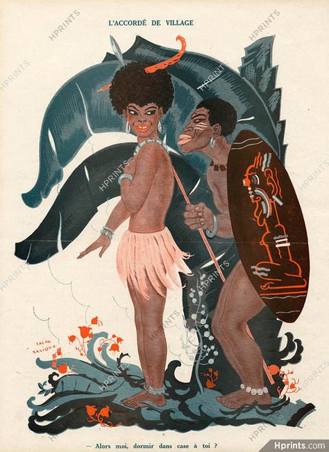 Sacha Zaliouk 1933 African Lovers