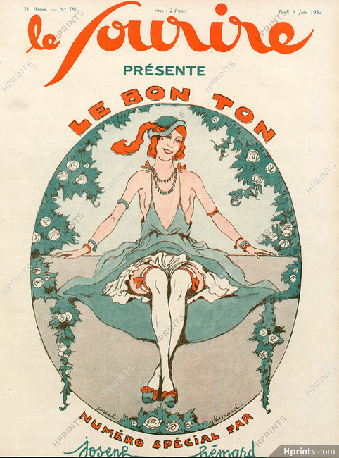 Joseph Hémard 1932 ''Le Bon Ton'' Topless