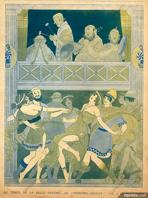 Kuhn-Régnier 1920 Greece Dancing