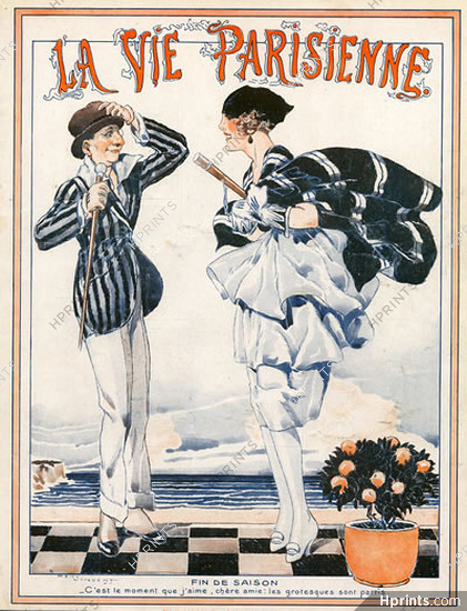 René Vincent 1919 Elegant Parisienne