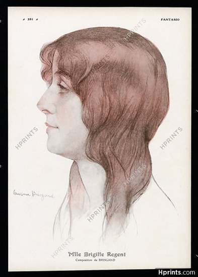 Gustave Brisgand 1912 Mlle Brigitte Regent