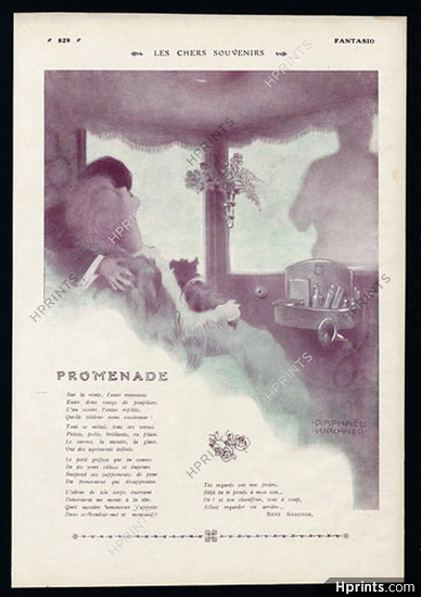 Promenade, 1913 - Raphaël Kirchner, Texte par René Kerdyck