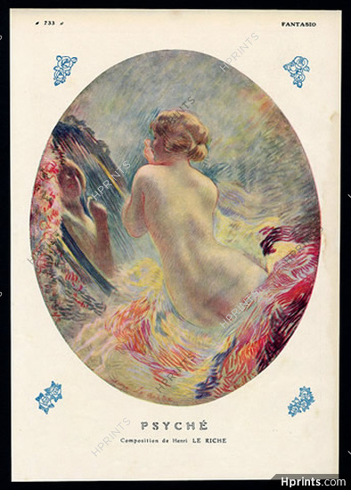 Henri Le Riche 1913 ''Psyché'' Nude