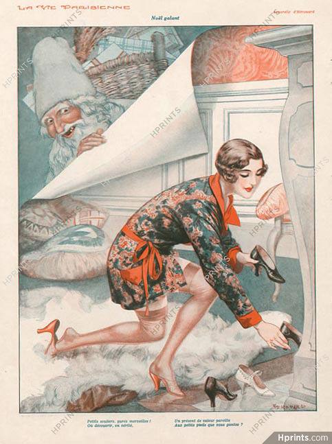 Hérouard 1930 Santa Claus Stockings
