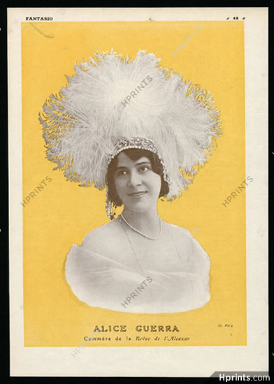 Alice Guerra 1911 Alcazar, Cl. Félix