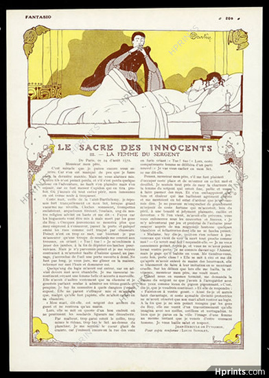 Le Sacre des Innocents, 1911 - Charles Martin, Text by Puygiron