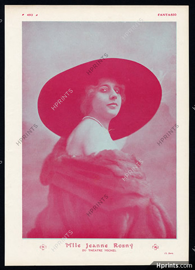 Mlle Jeanne Rosny 1912 Cl. Bert