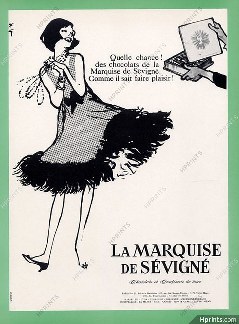 Marquise de Sévigné 1963 René Gruau