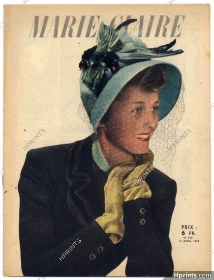 Marie Claire 1944 N°310 Hermès, 16 pages