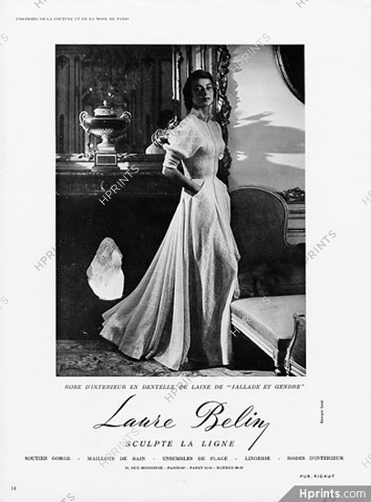 Laure Belin (Lingerie) 1954 Saad
