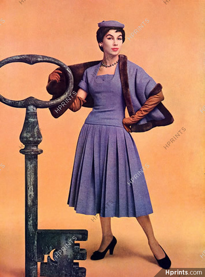 Christian Dior 1954 Fashion Photography