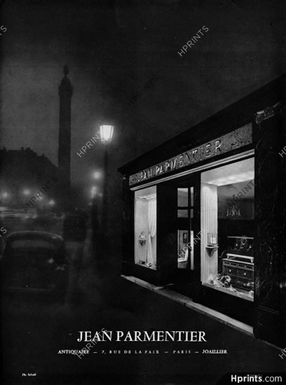 Jean Parmentier 1955 Place Vendôme, Shop Window, Photo Schall